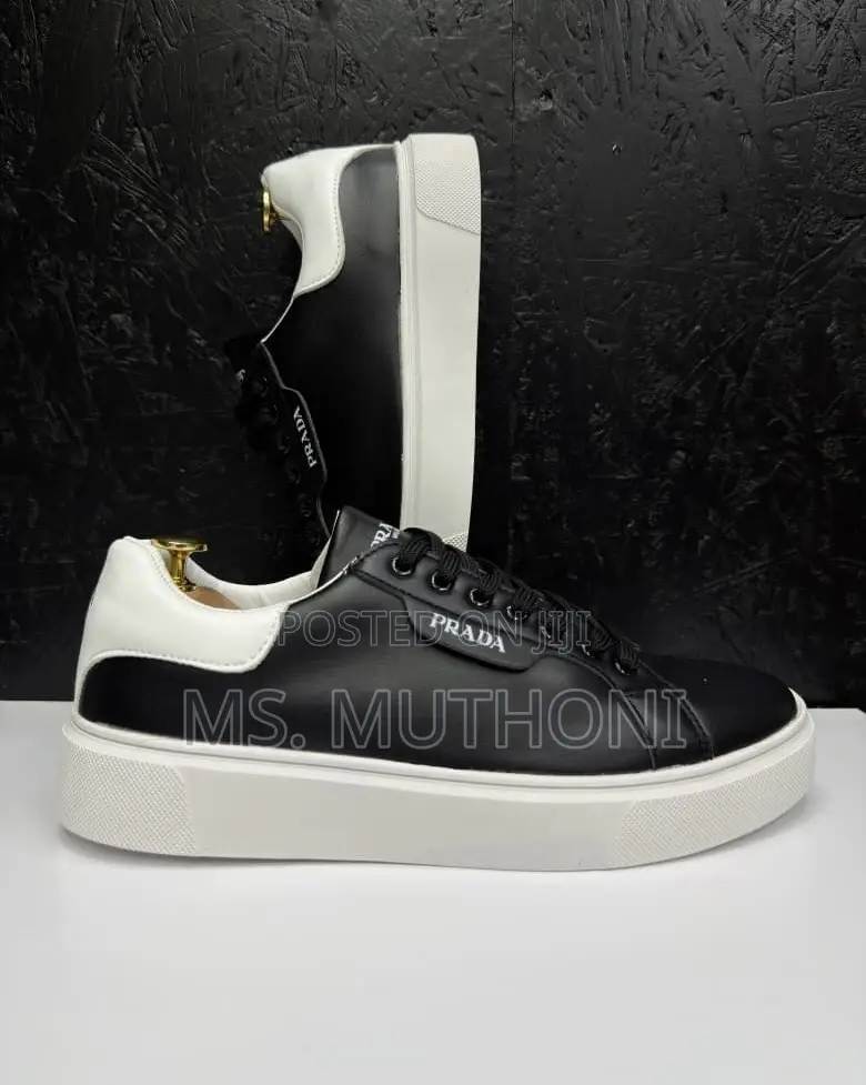 Prada Downtown Leather Sneakers Size 40-45