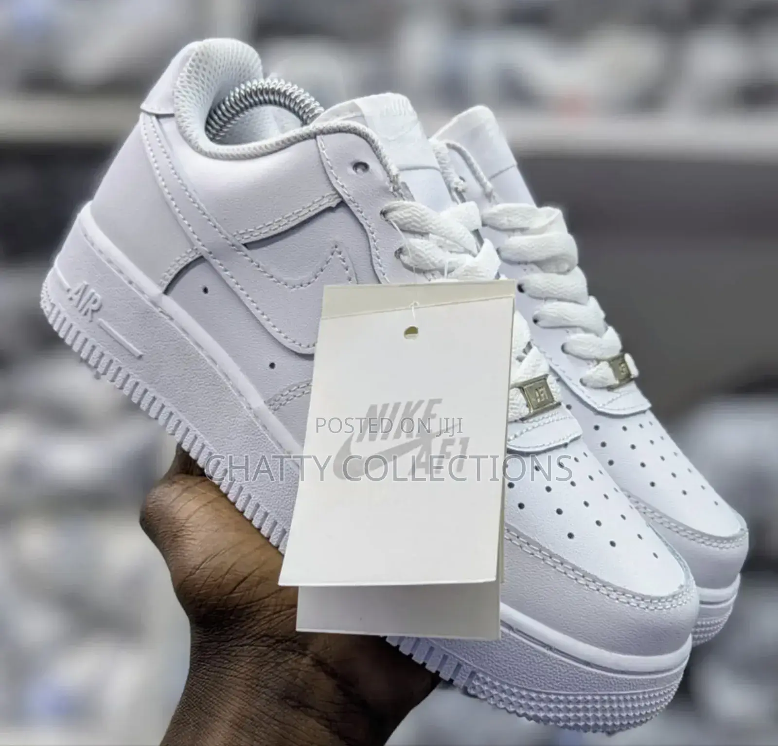 Original White Unisex Nike Airforce Af1 Size 36 to 45