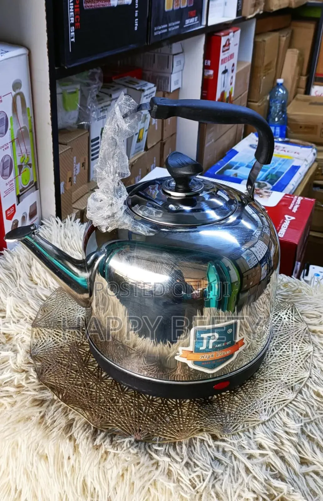 Jp Electric Kettle
Capacity 7.5 LTS