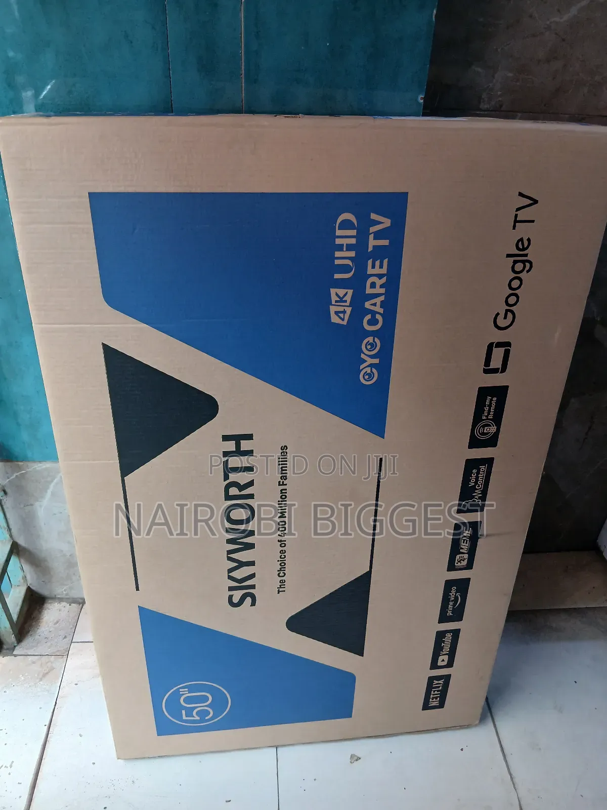 Skyworth 50" Google Smart Frameless Television