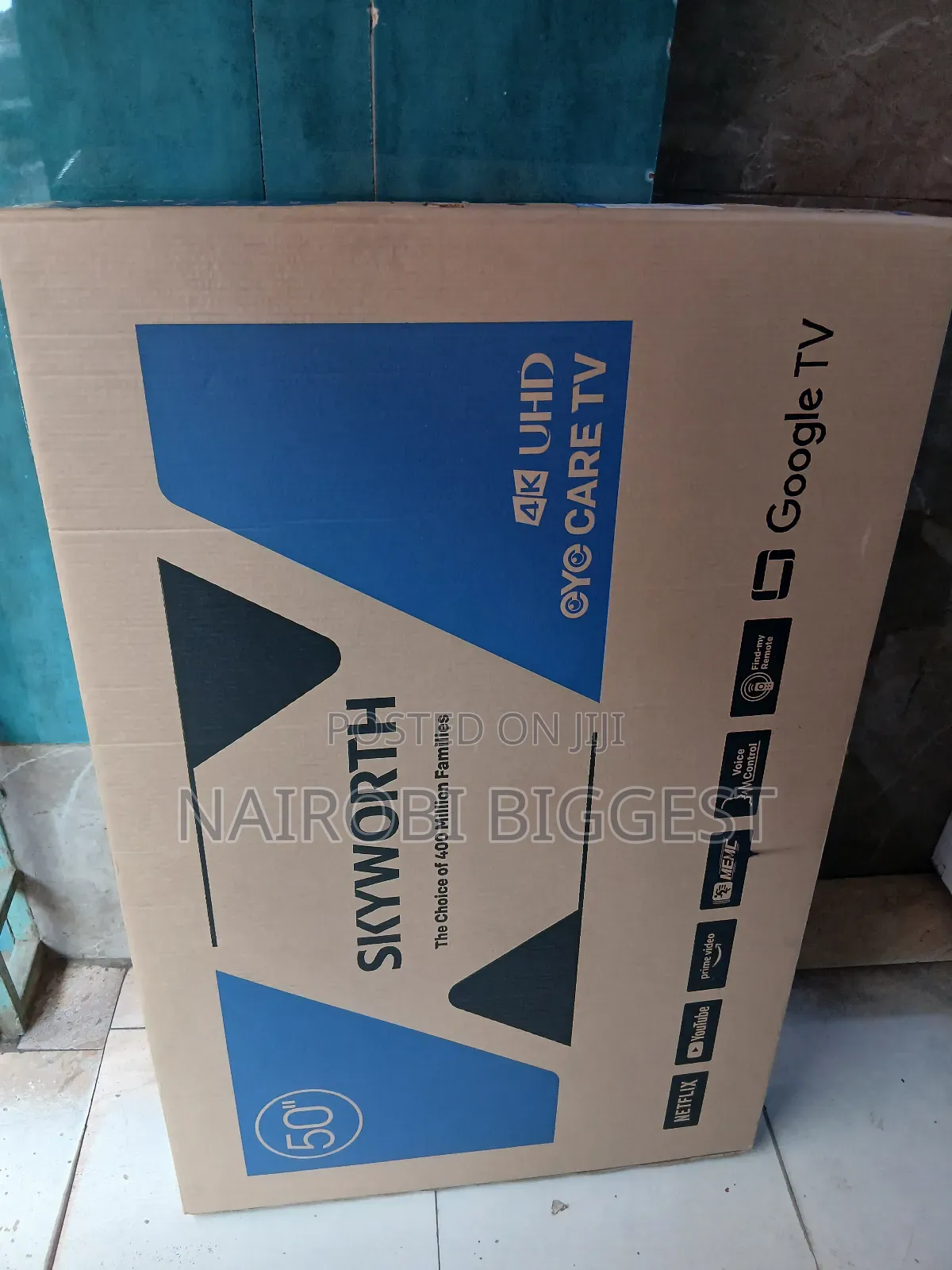 Skyworth 50" Google Smart Frameless Television