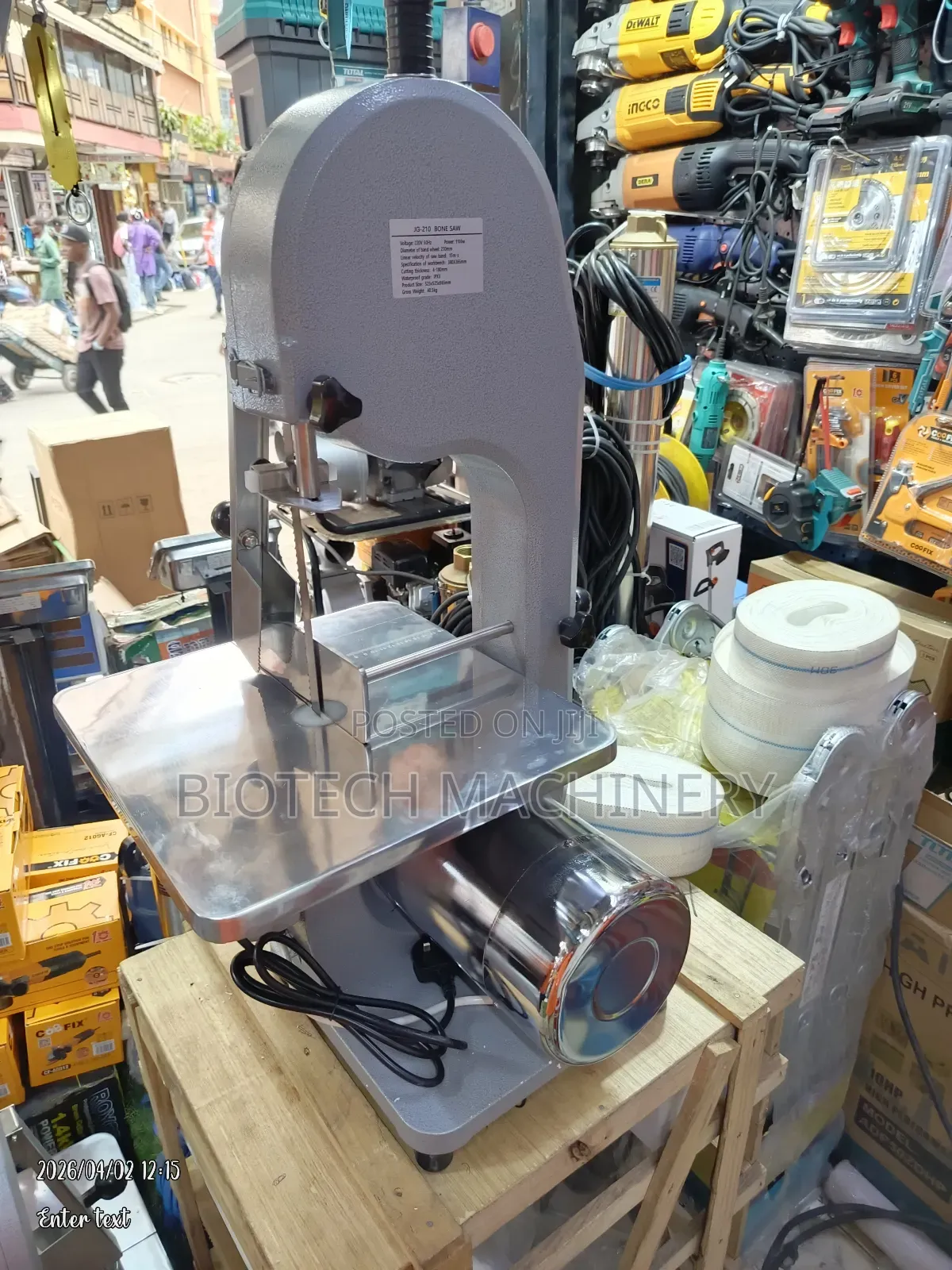 Jg210 Bonesaw Machine