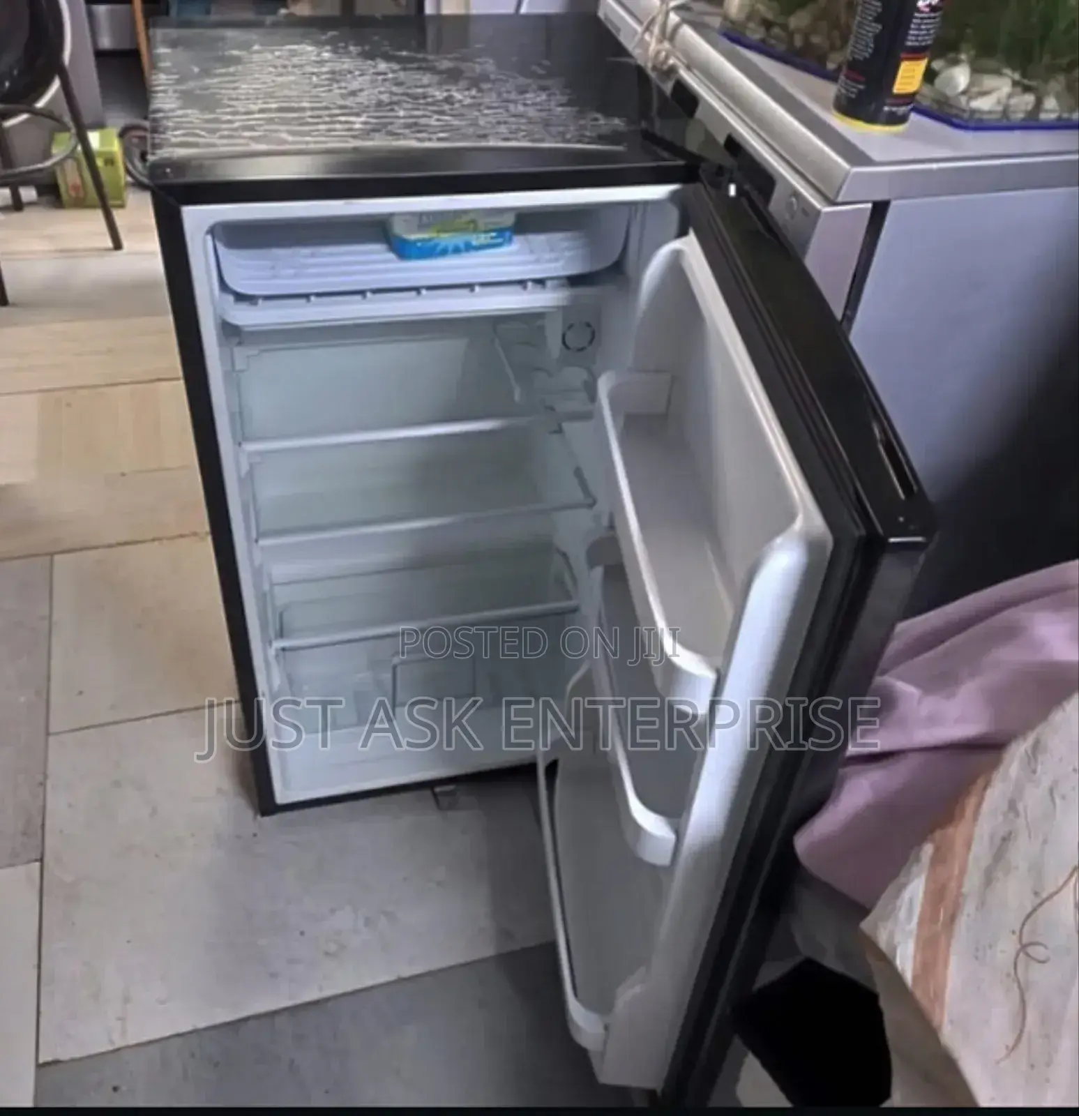 Mika - 92 Litres Single Door Top Freezer Fridge - Silver-Grey