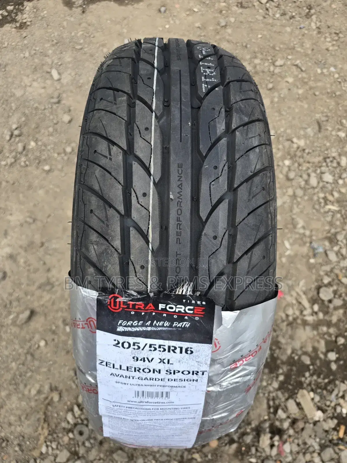 205 /55 R16 Ultraforce Tyres.