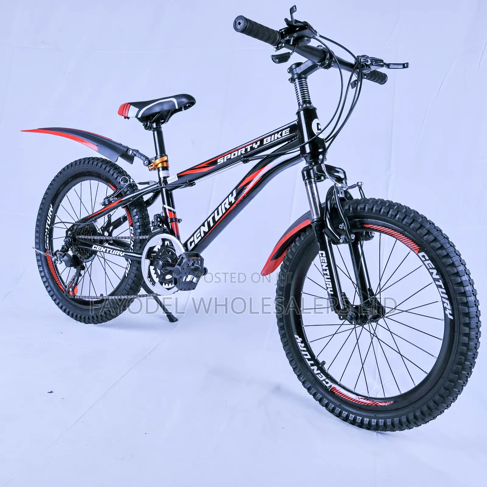 Premium Century Bike Size 20 – Sporty Red/Black Design