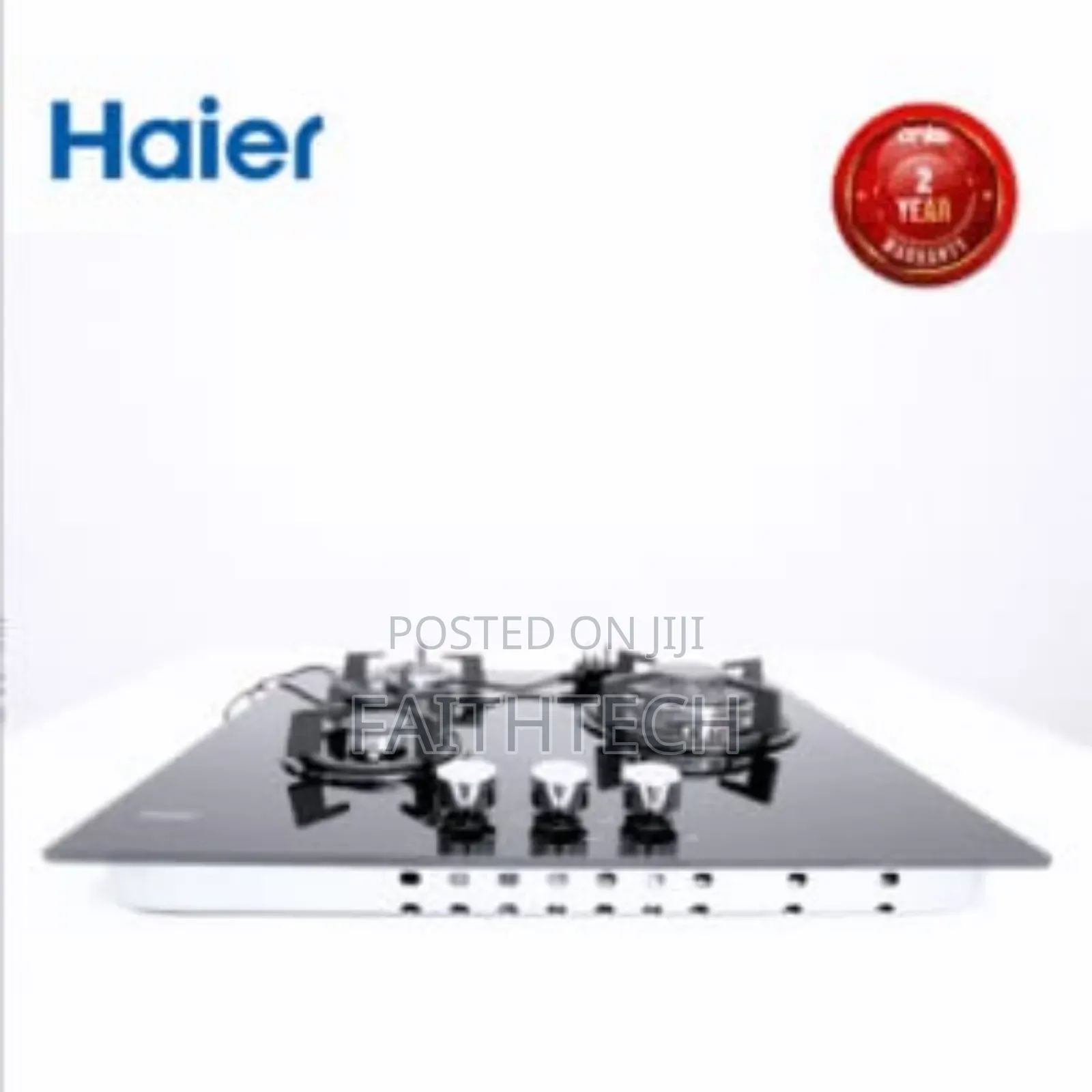 The Haier HCG-S603bb Is a 3-Burner Built-in Gas Cooker