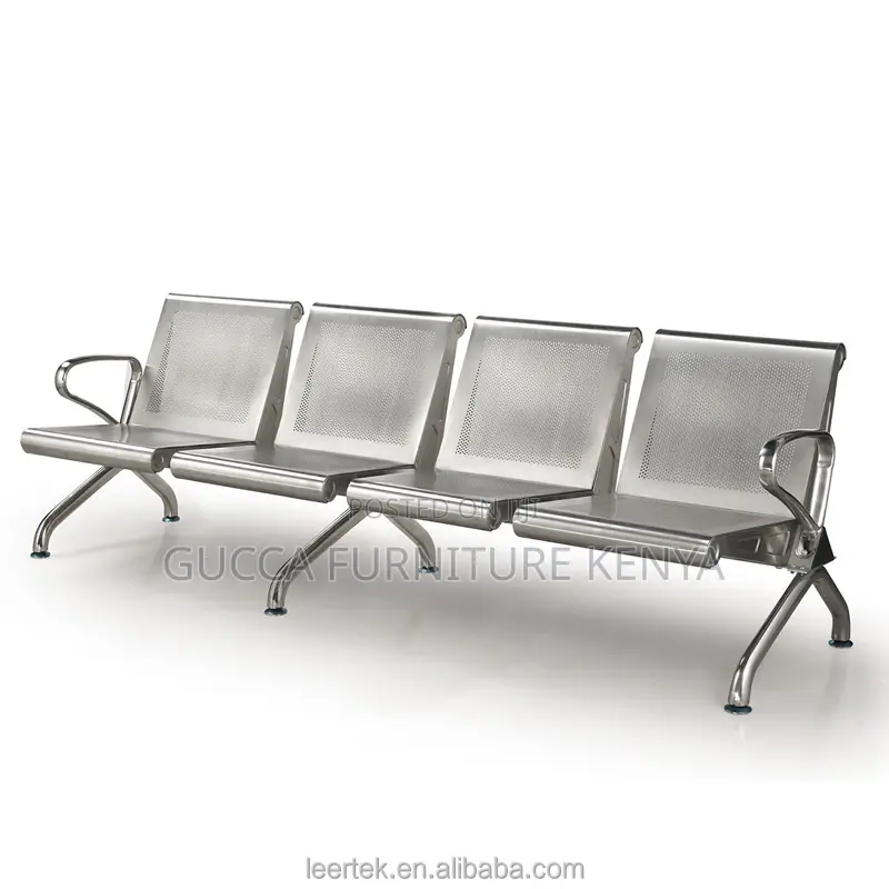 4-Seater Heavy Duty Non-Padded Visitor's Bench