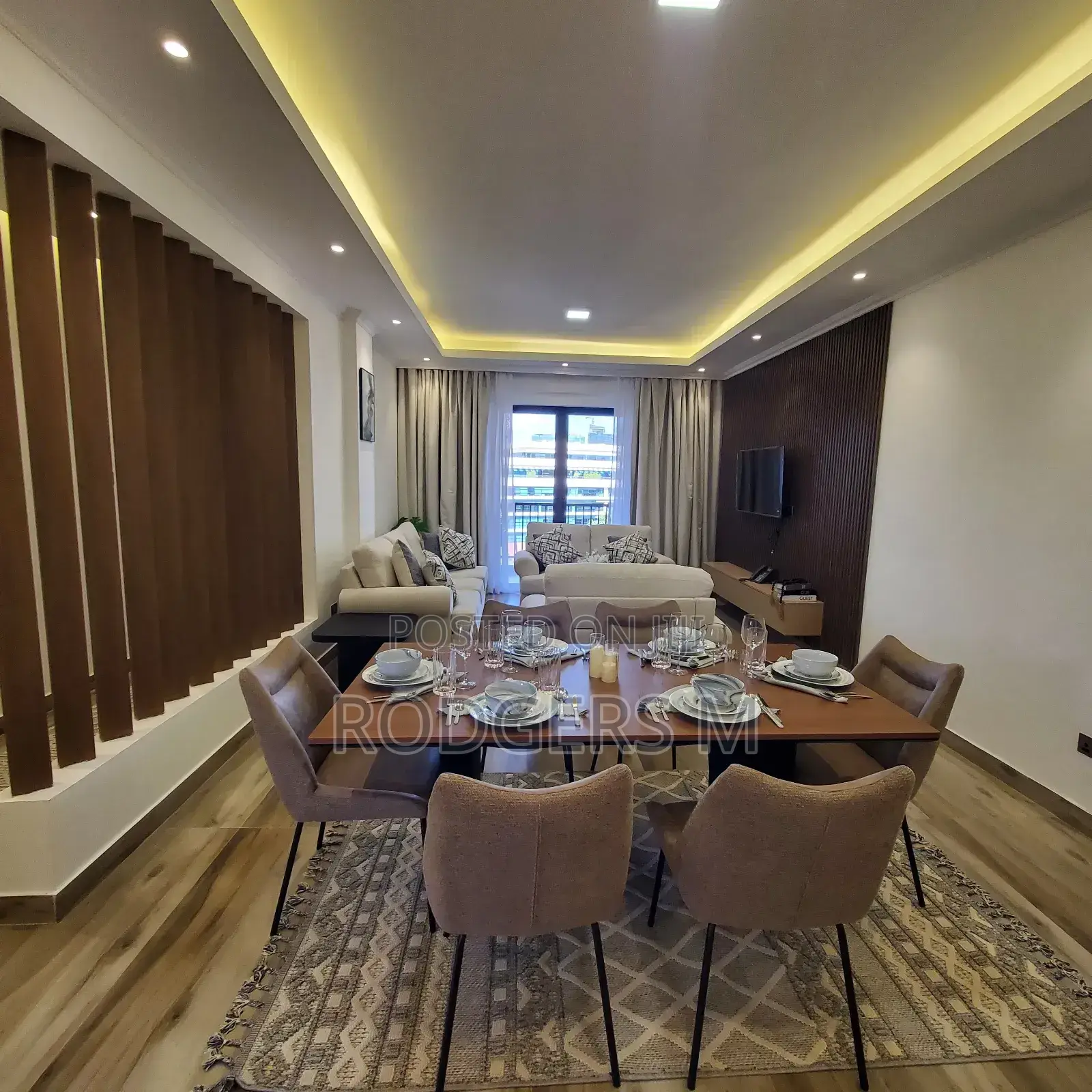 Furnished 3bdrm Apartment in Raphta Road Area for rent