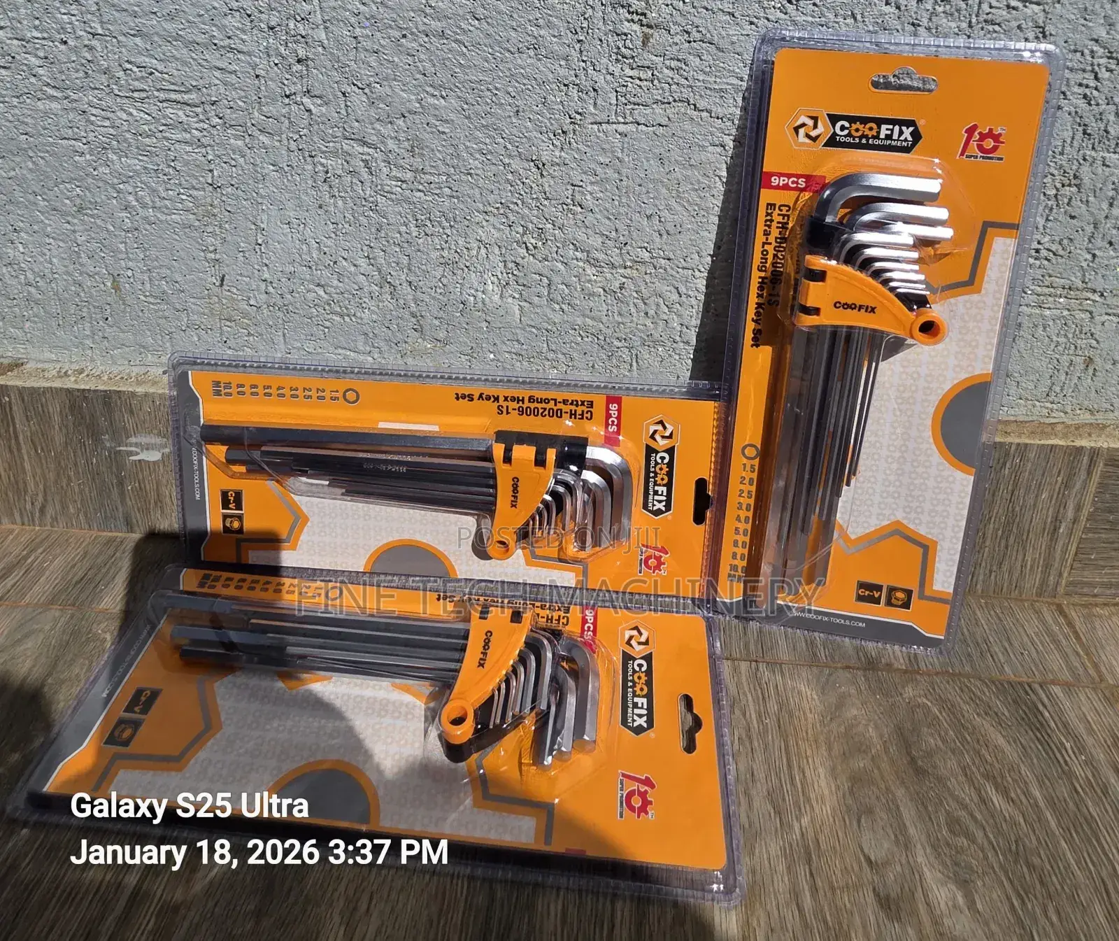 Coofix 9pcs Extra-Long Hex Key Sets