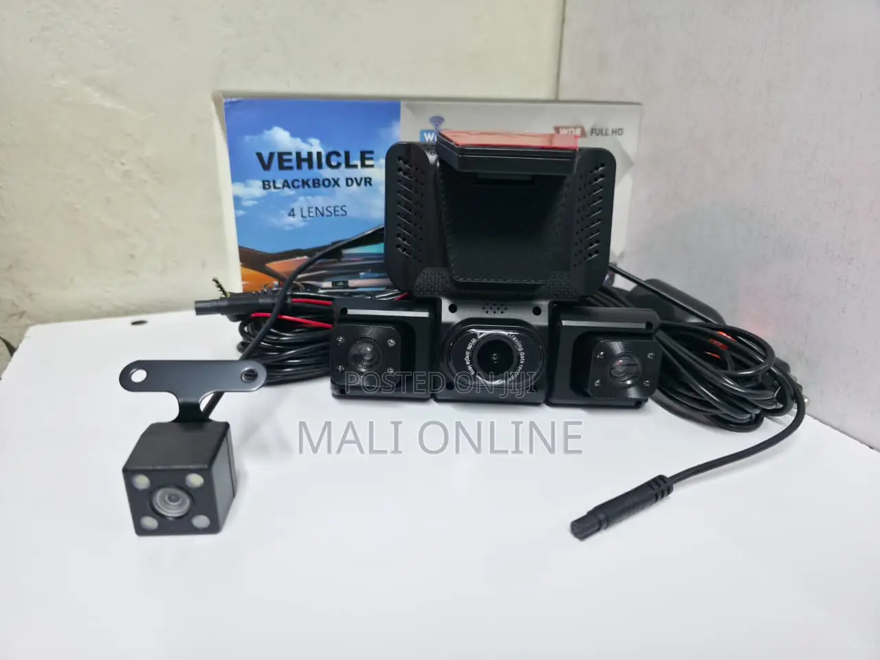 4 Lens Wifi Dash Cam 1080p Car DVR Camera System Vehicle Blackbox DVR