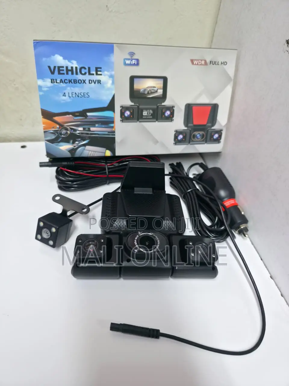 4 Lens Wifi Dash Cam 1080p Car DVR Camera System Vehicle Blackbox DVR