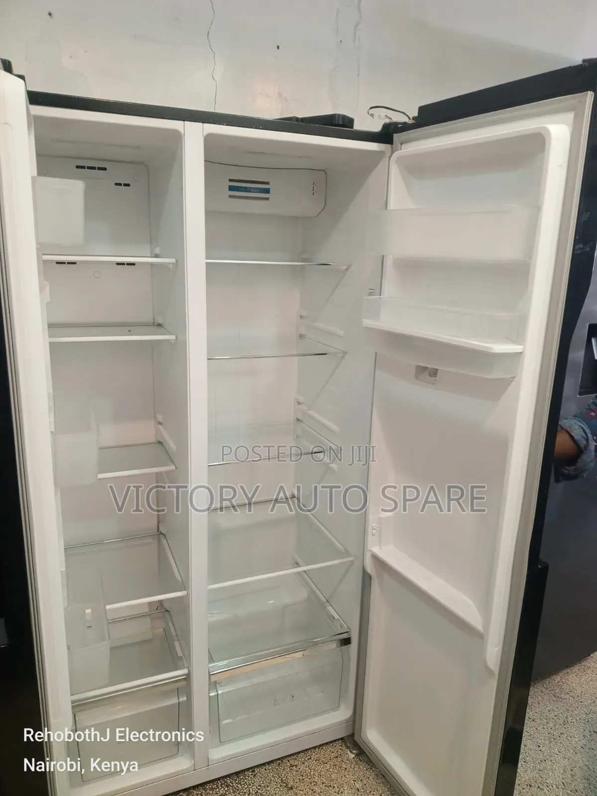 Clean Twin Door Fridge