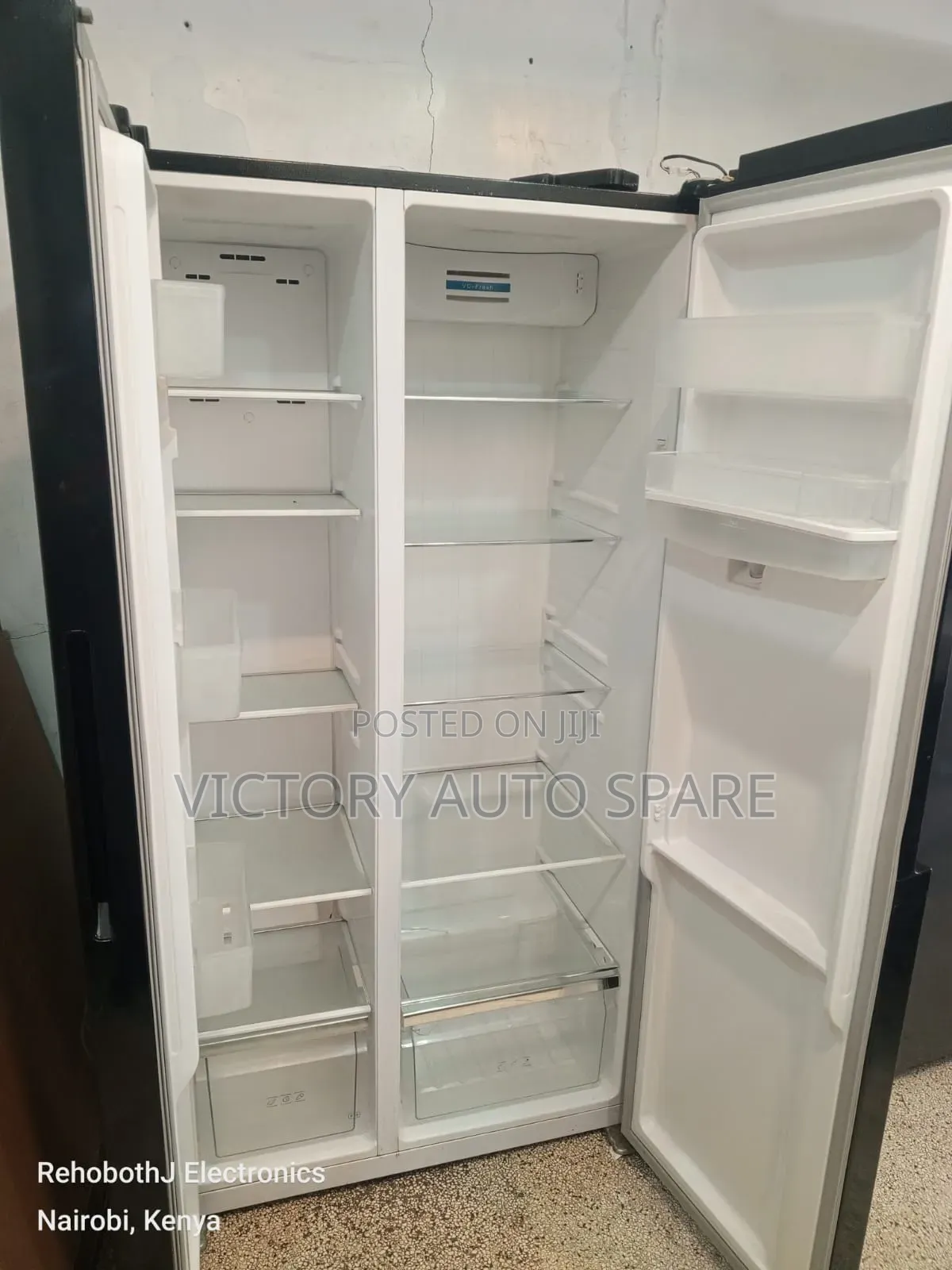 Clean Twin Door Fridge