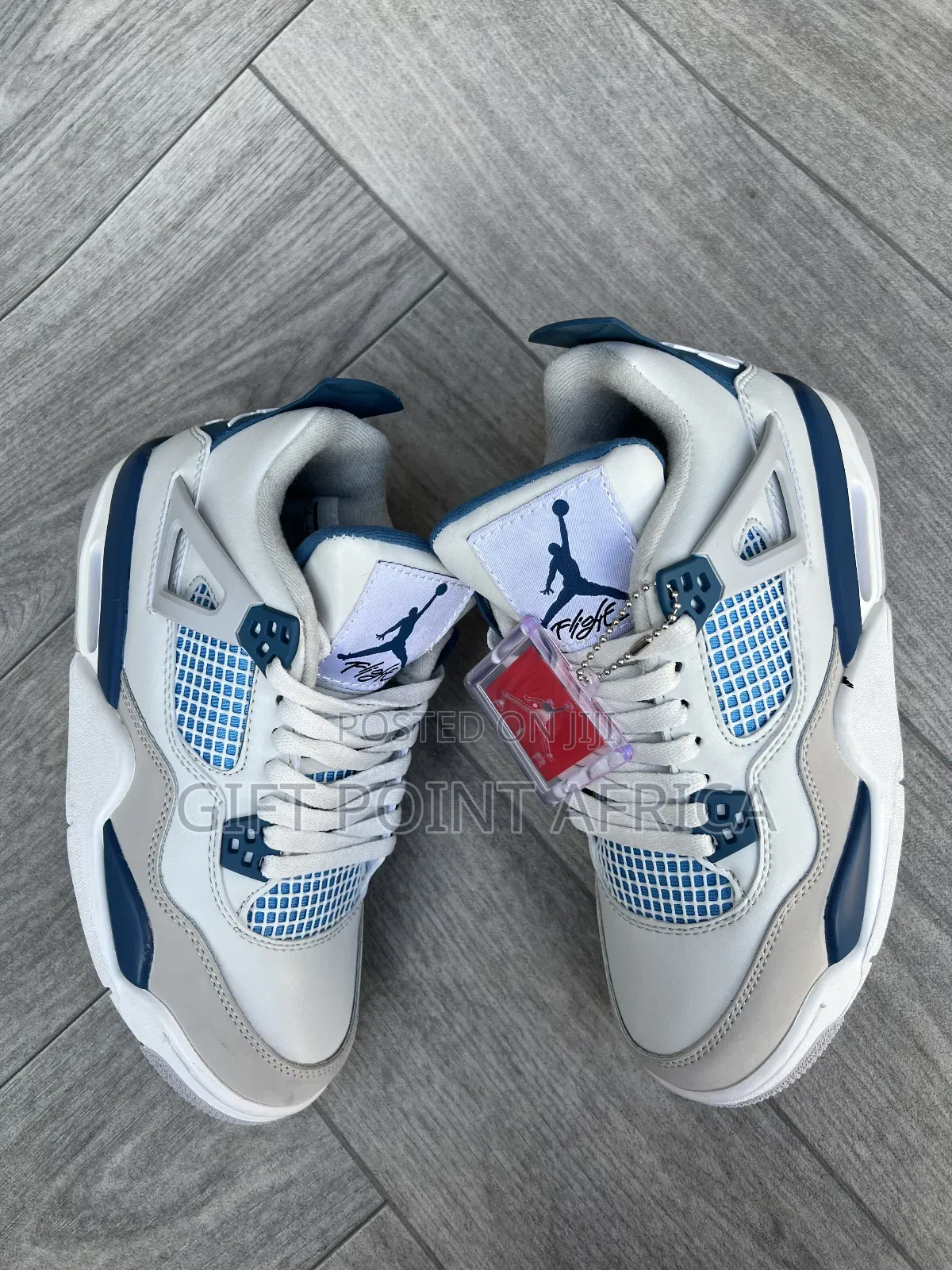 Nike Air Jordan 4 Retro 'Military Blue' ( 'Industrial Blue') Sneakers