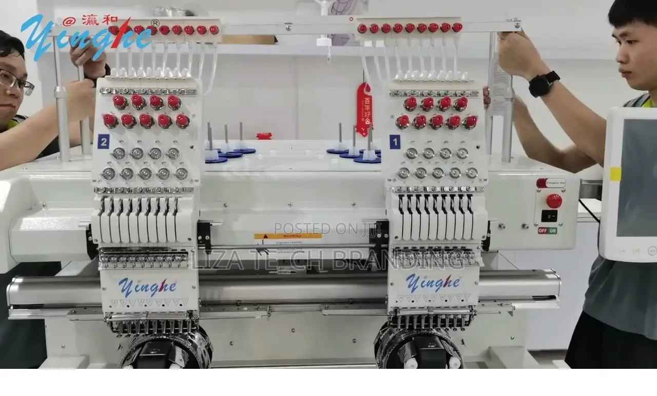 2 Heads Yinghe Embroidery Machine