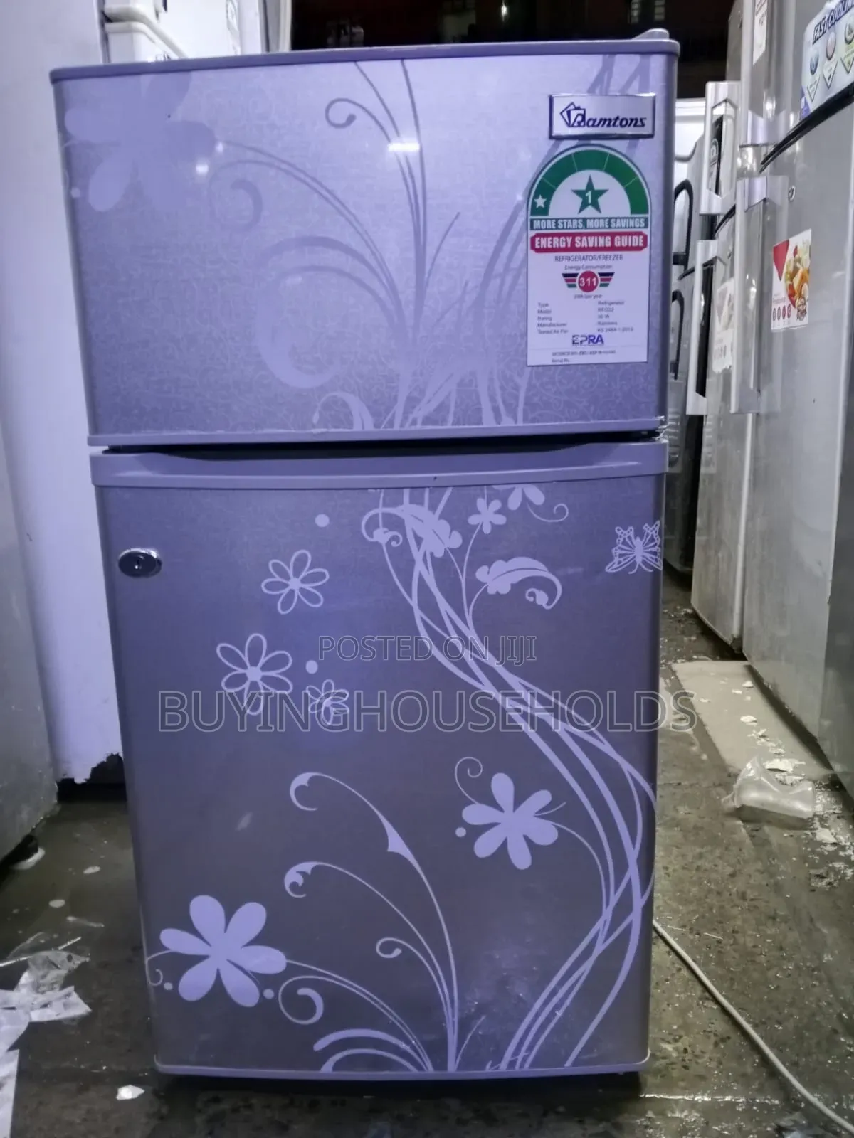 Ramtons 90l Two Door Fridge,Used