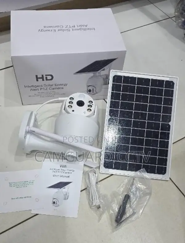6mp Ubox PTZ Wireless Wifi Ubox Outdoor Solar Camera Full Color