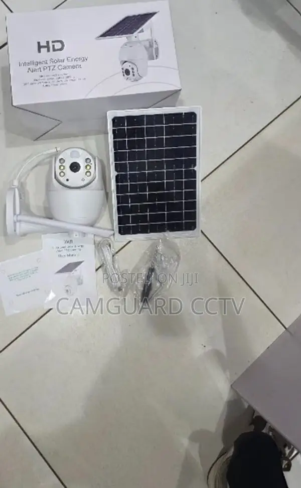 Ubox 4g Simcard Solar Powered CCTV Camera 3mp Full Hd