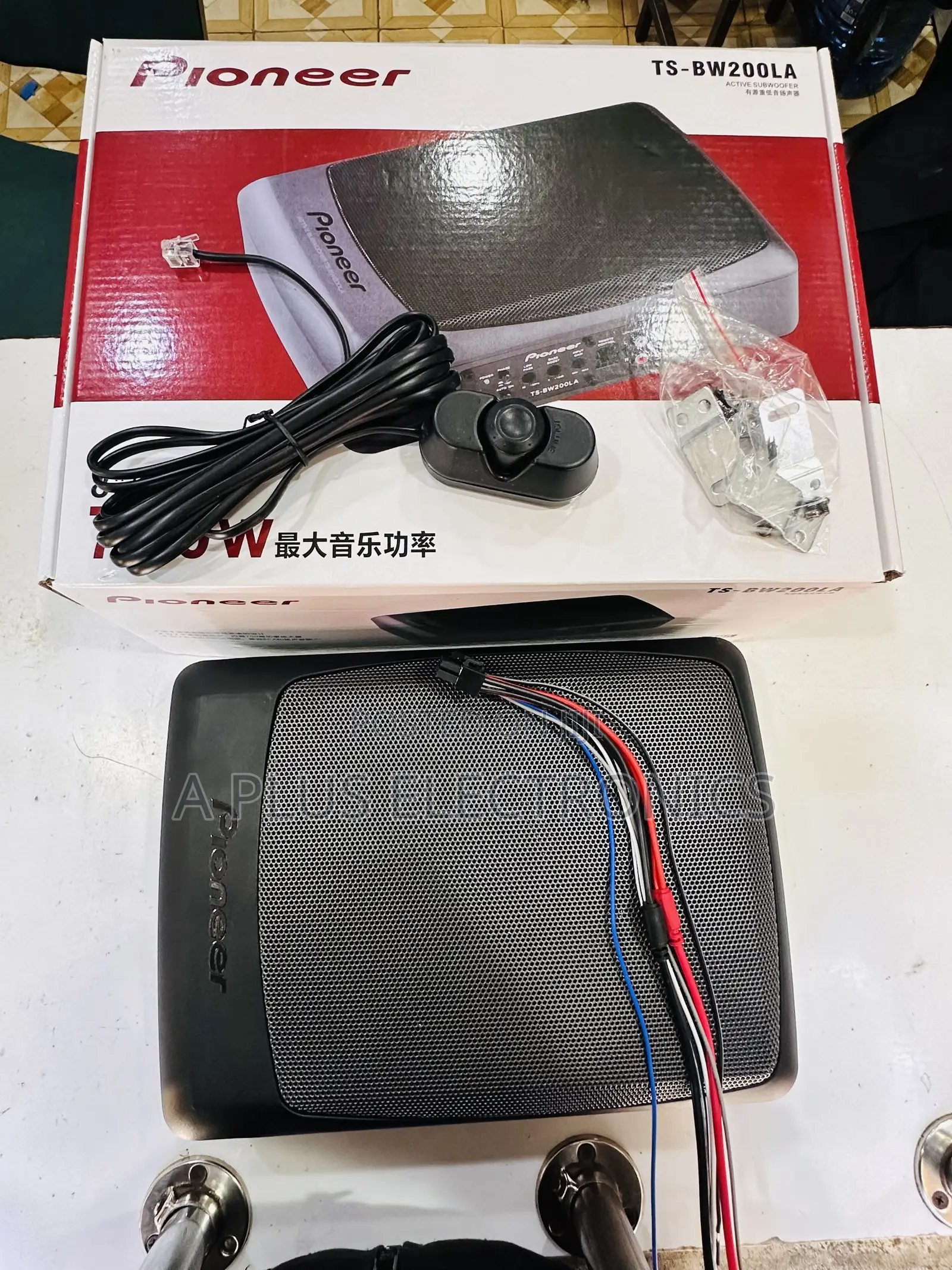Pioneer Bw200 Underseat(700w) Ultra Slim Bass