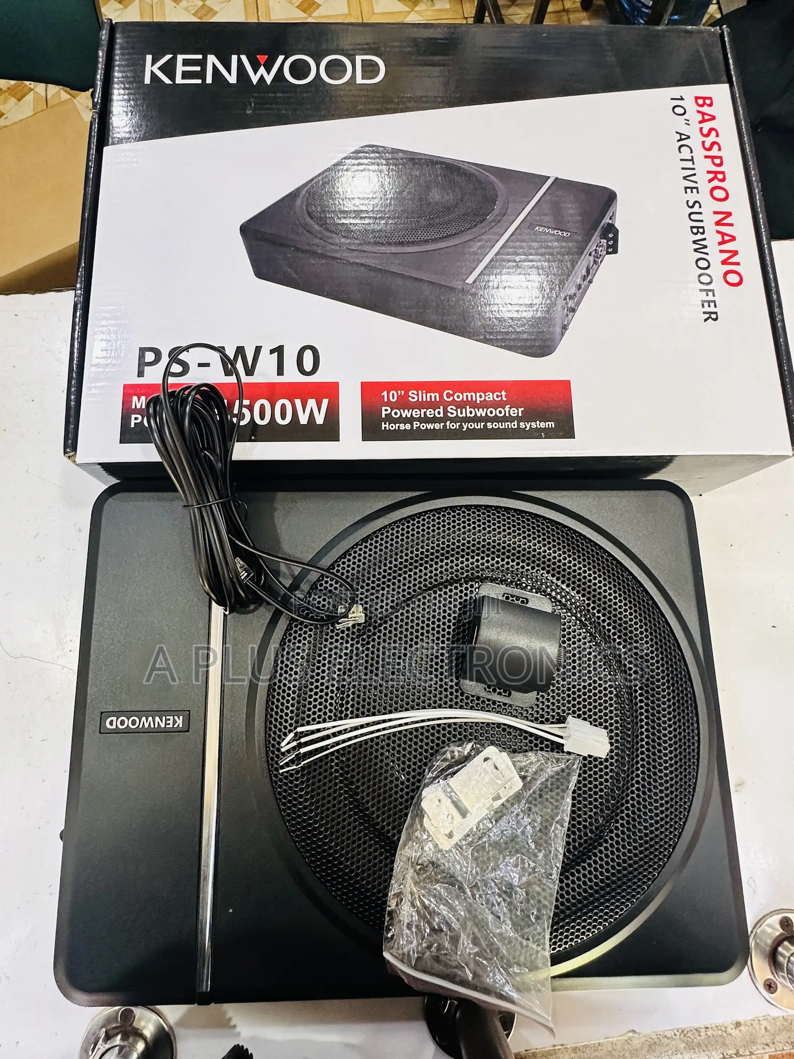 Kenwood Underseat Ps W10 (4500w) Underseat Sub – Crystal Clear Sound