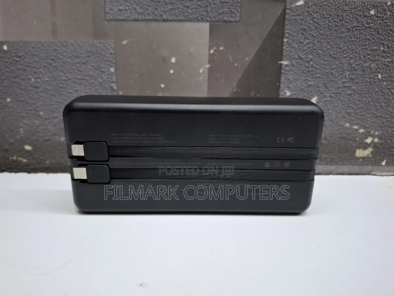 Melody Polymer 20000mah Power Bank Pw009-2, 22.5w Safe Fast Charge