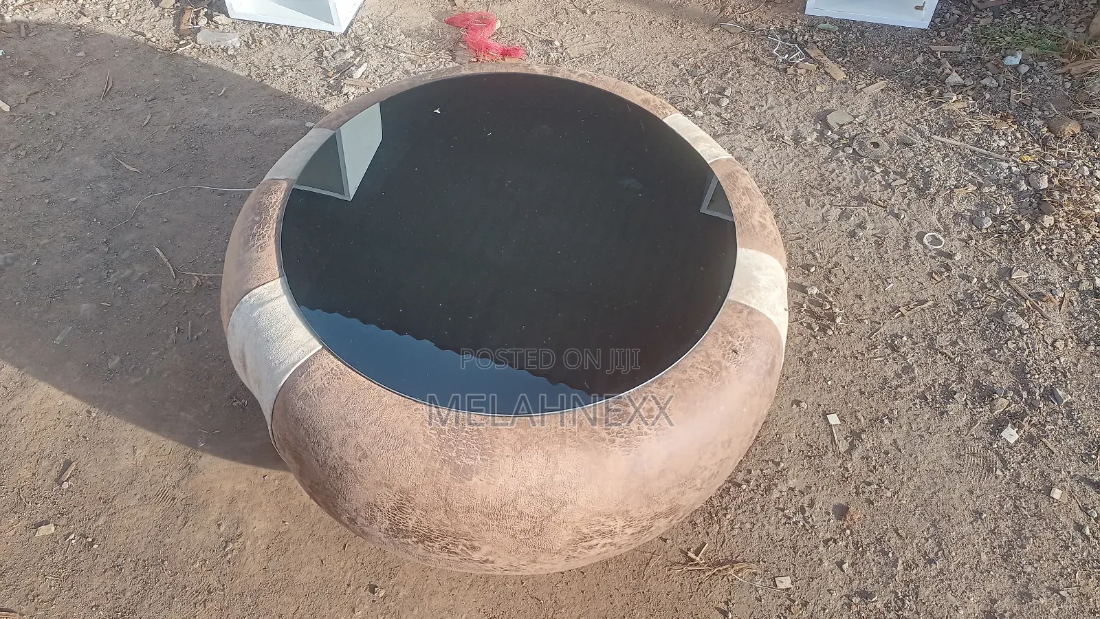 Glass Top Round Table