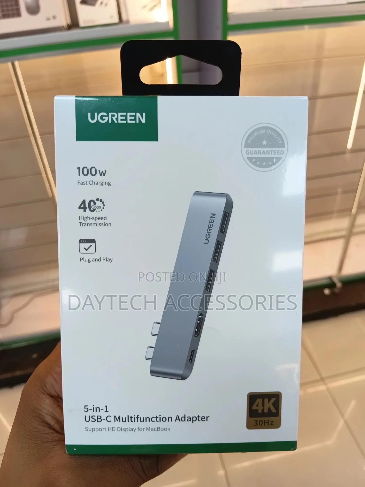 The Ugreen 5-in-2 Usb-C Multifunction Adapter - Grey
