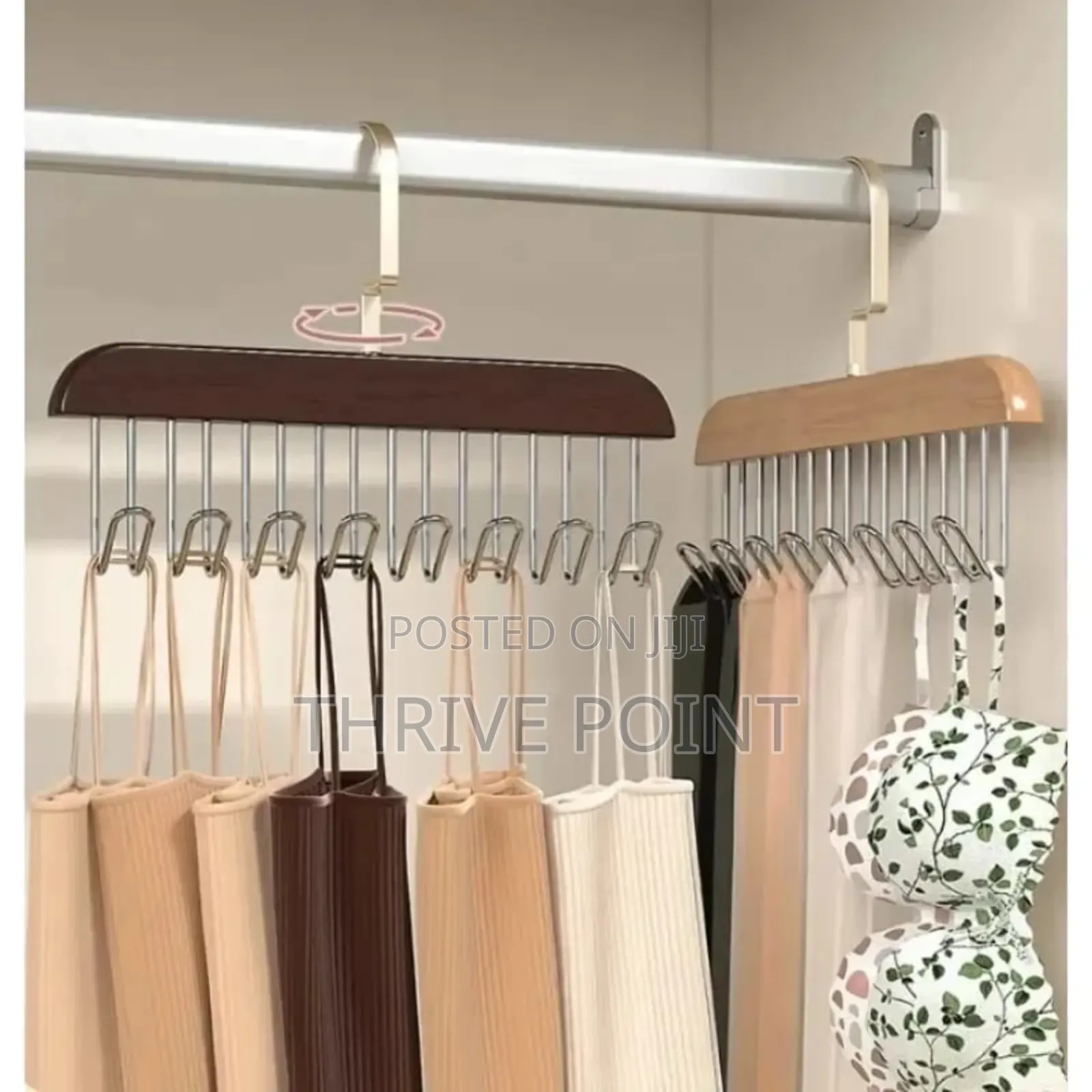 *Wooden Plank 8 Hook Hanger