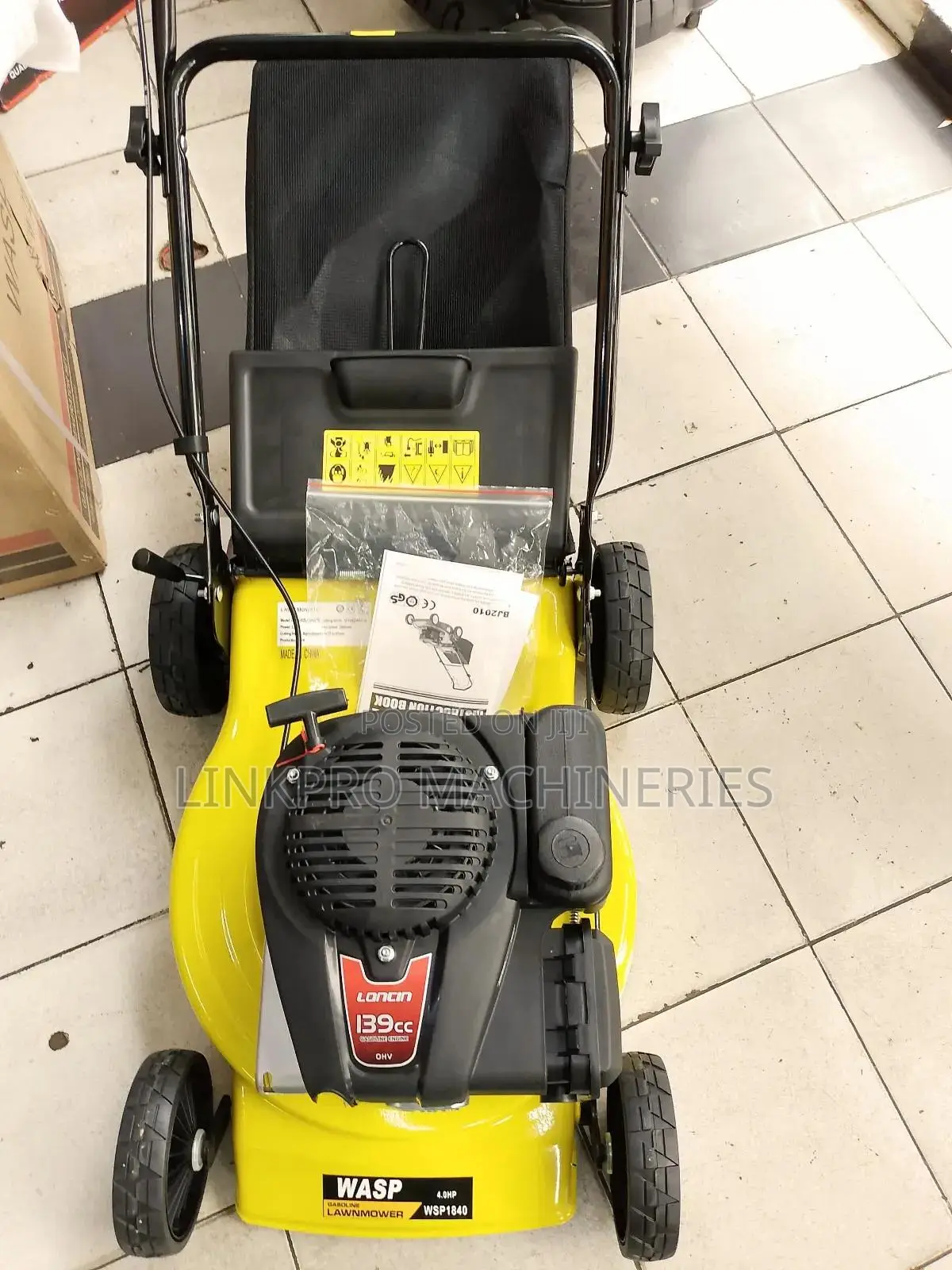 Wasp 139 Cc Lawnmower 20" Cutting Height