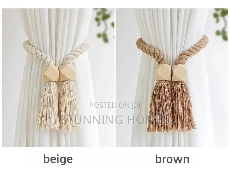 Magnetic Boho Curtain Holders