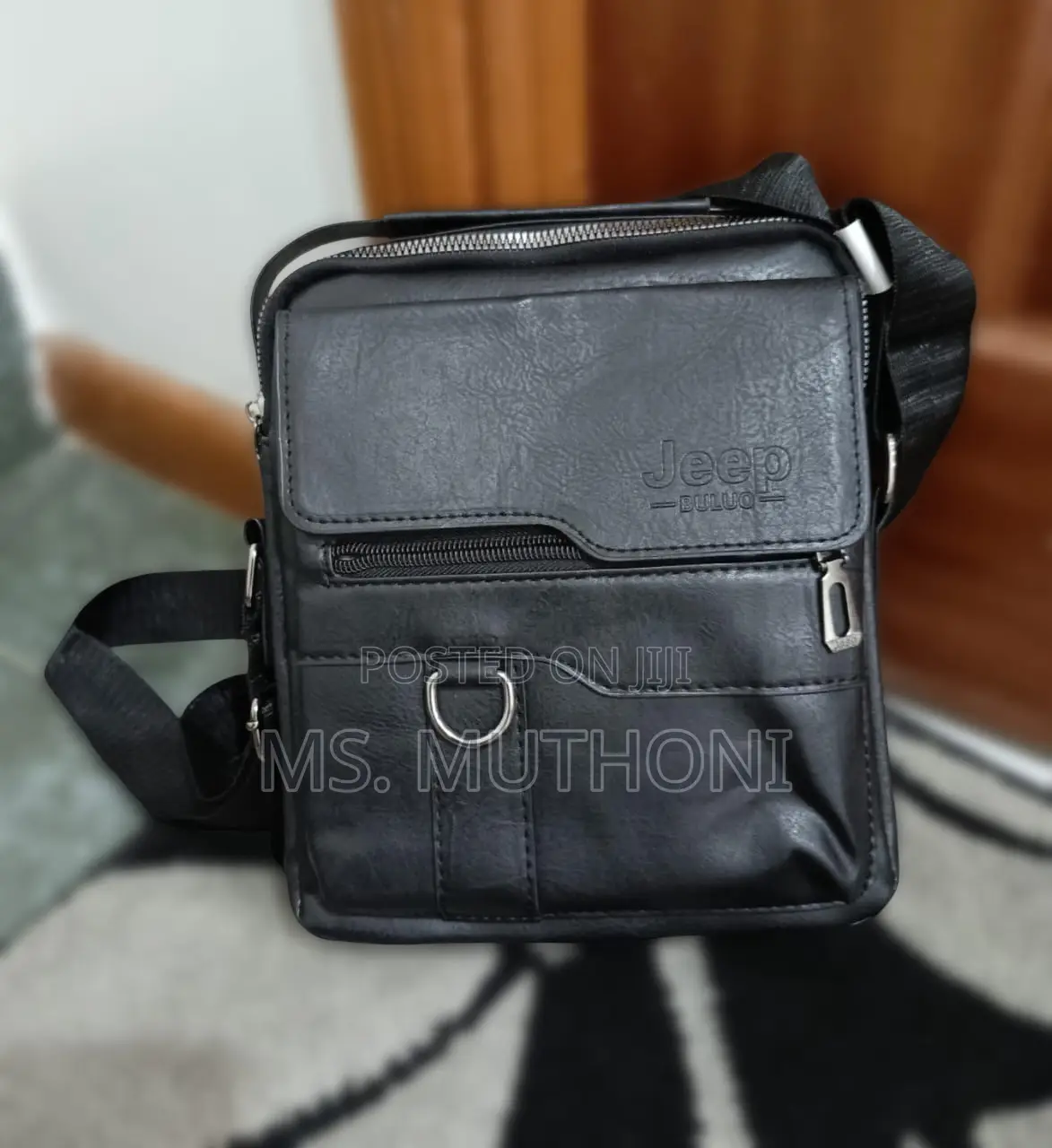 Pu Leather Unisex Casual Crossbody 