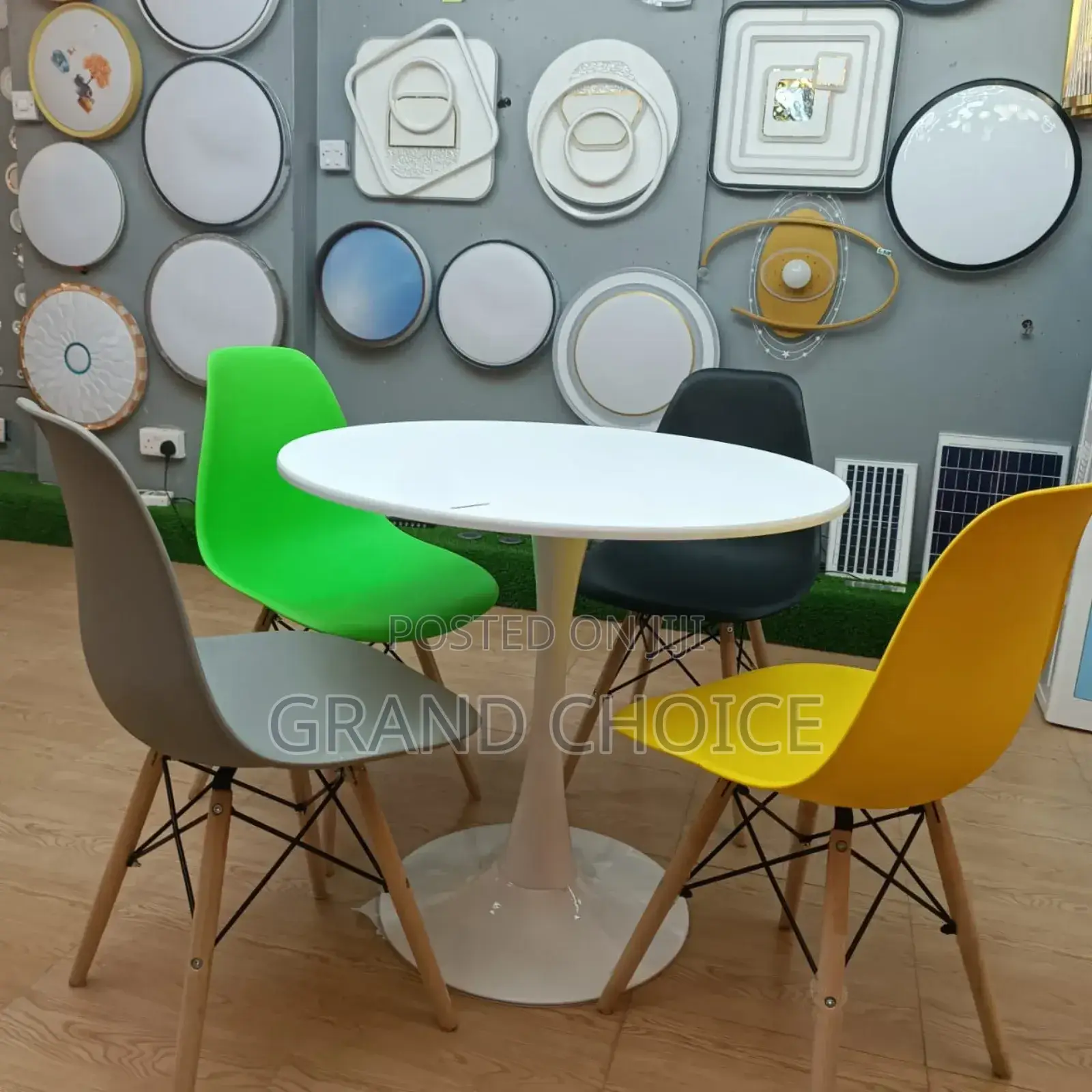 Round Marble Dining Set