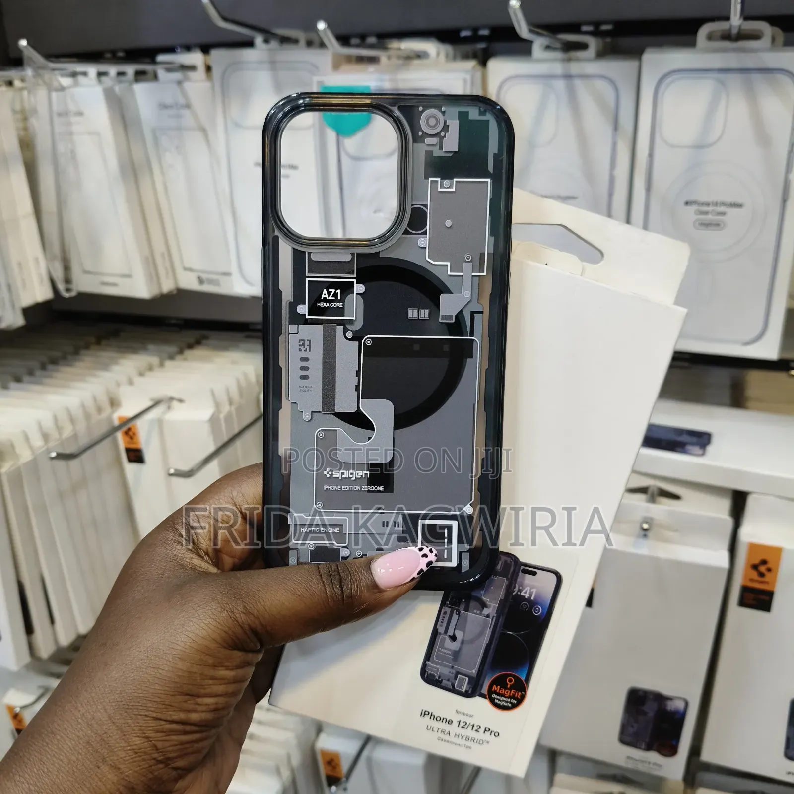 iPhone 12 Pro Spigen Ultra Hybrid Zero One Magfit Back Case