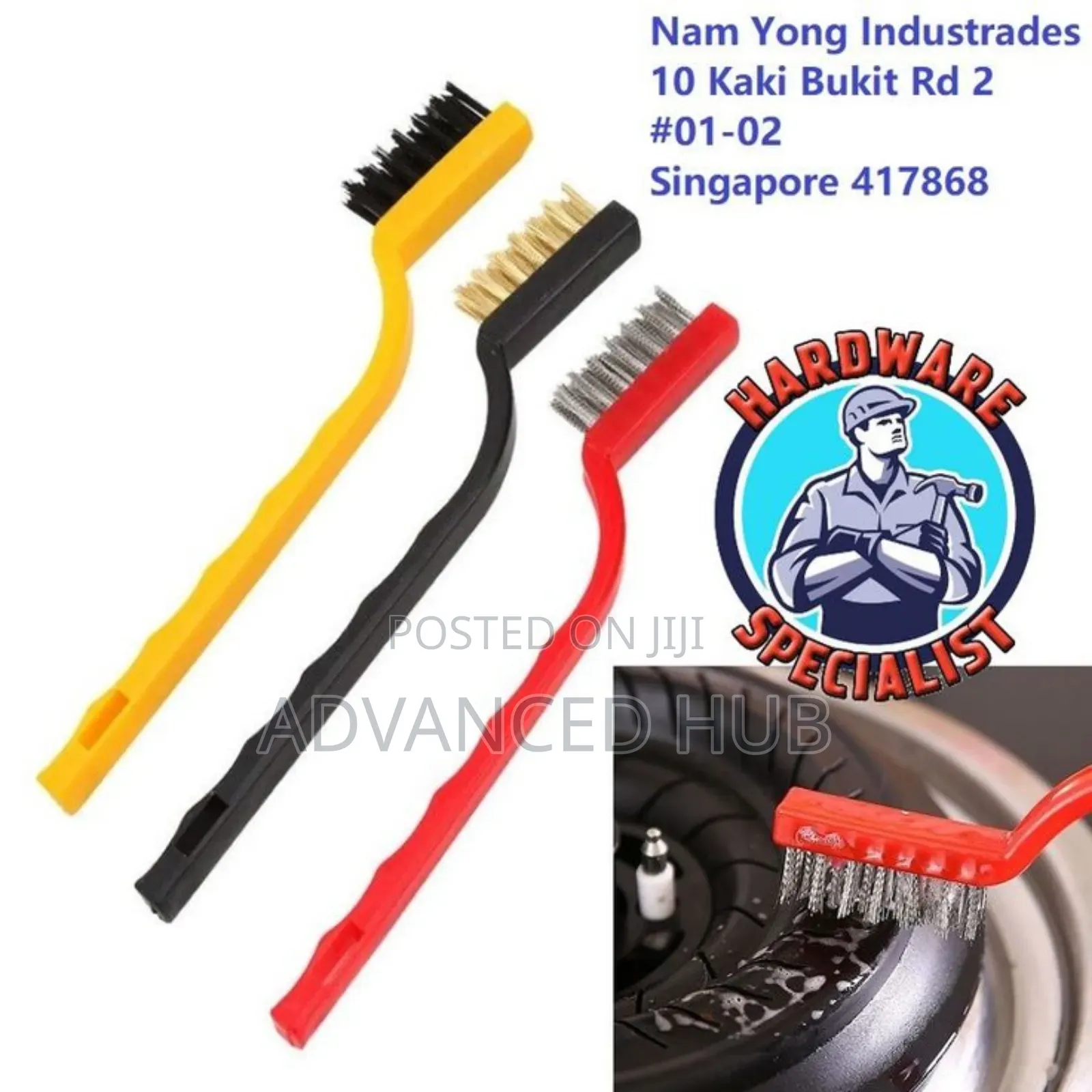 3pc Kitchen Cleaning Brushes