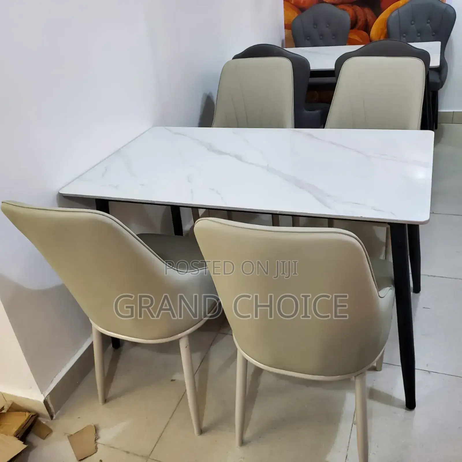 Marble Top Dining Table