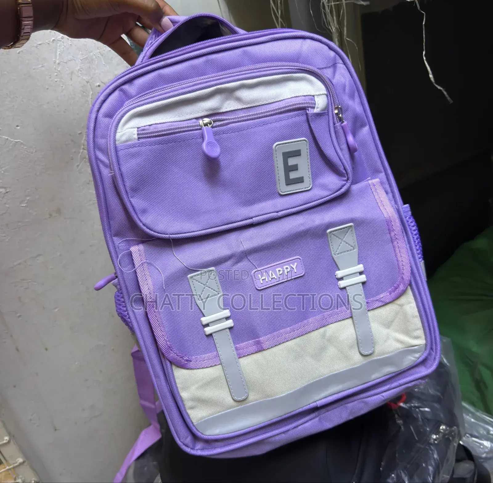 Purple Quality School Bags School Backpacks