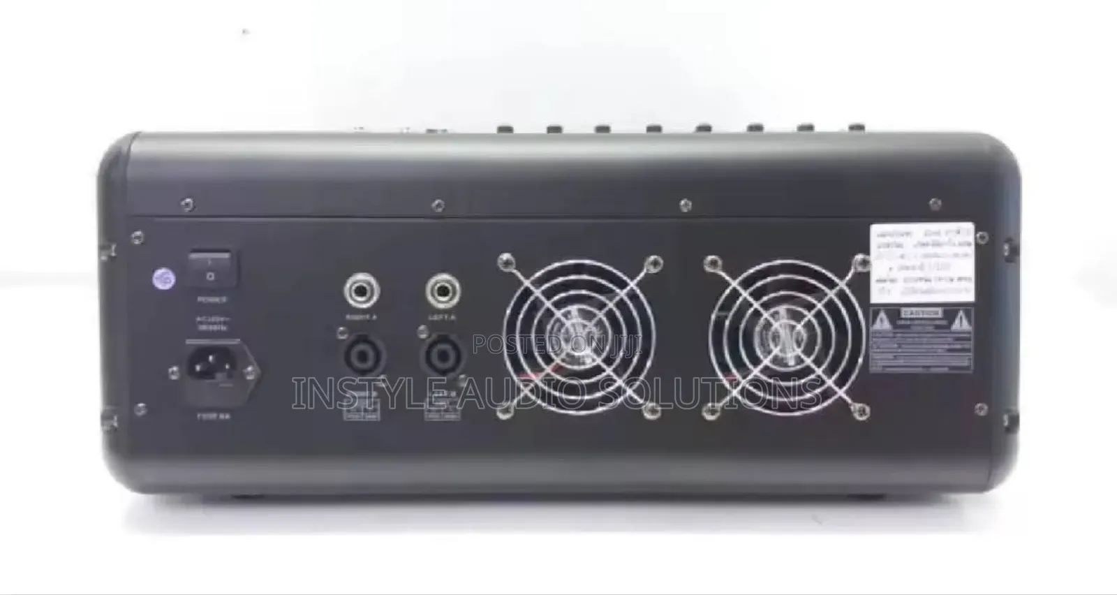 8 Channels Powered Mixer Usb and Bluetooth Enabled 1500w