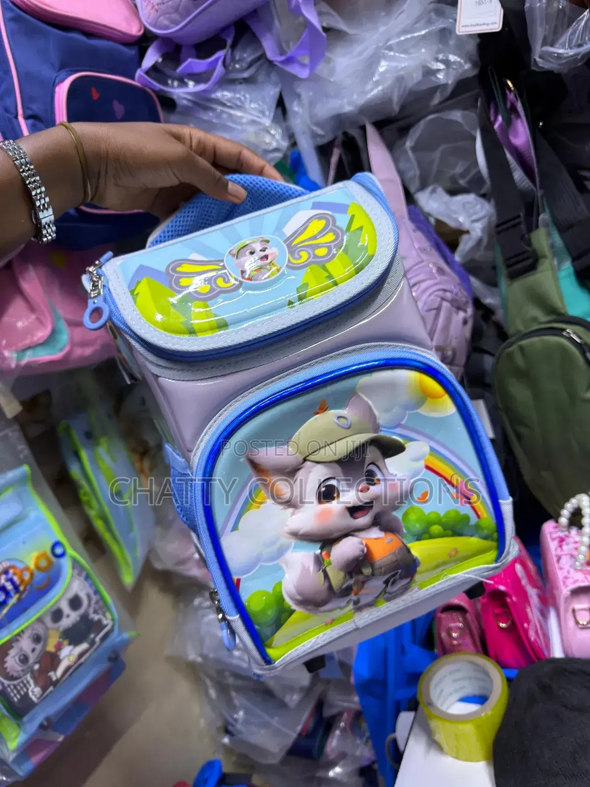 Unisex Cartoon Themed School Box Bags for Pp1,Pp2,Grade1