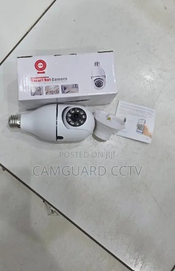 Wireless 360° Panoramic CCTV Wi-Fi PTZ Bulb Camera Home Surveillance