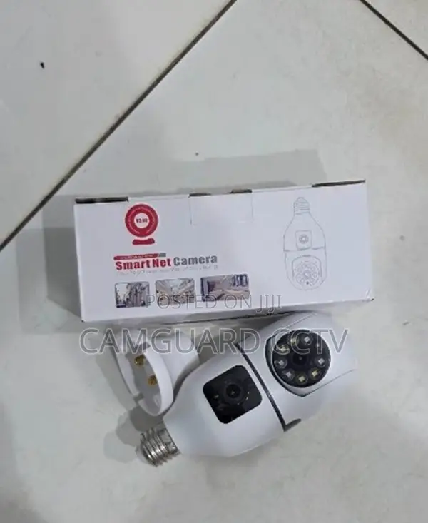 Dual Lens Bulb Camera V380 360 Bulb Camera PTZ