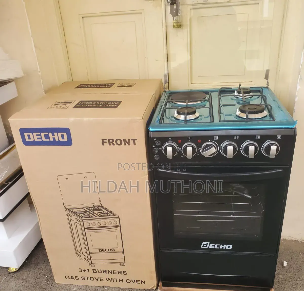 Decho 50×55cm 3+1 Standing Cooker With Electric Oven