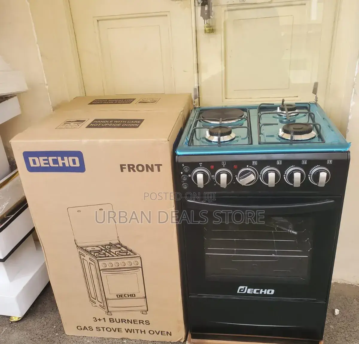 Decho 50×55cm 3+1 Standing Cooker With Electric Oven