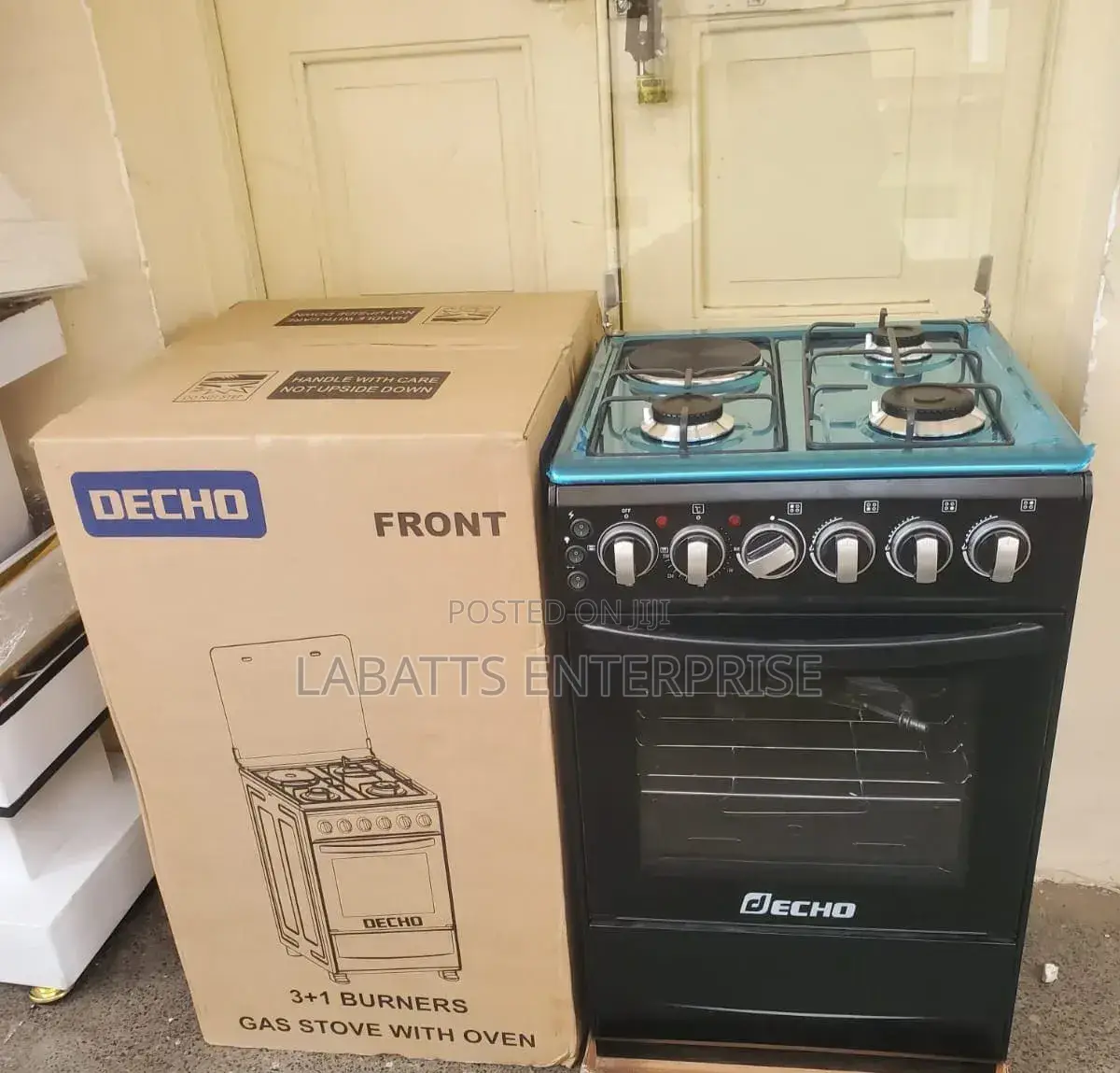 Decho 50×55cm 3+1 Standing Cooker With Electric Oven