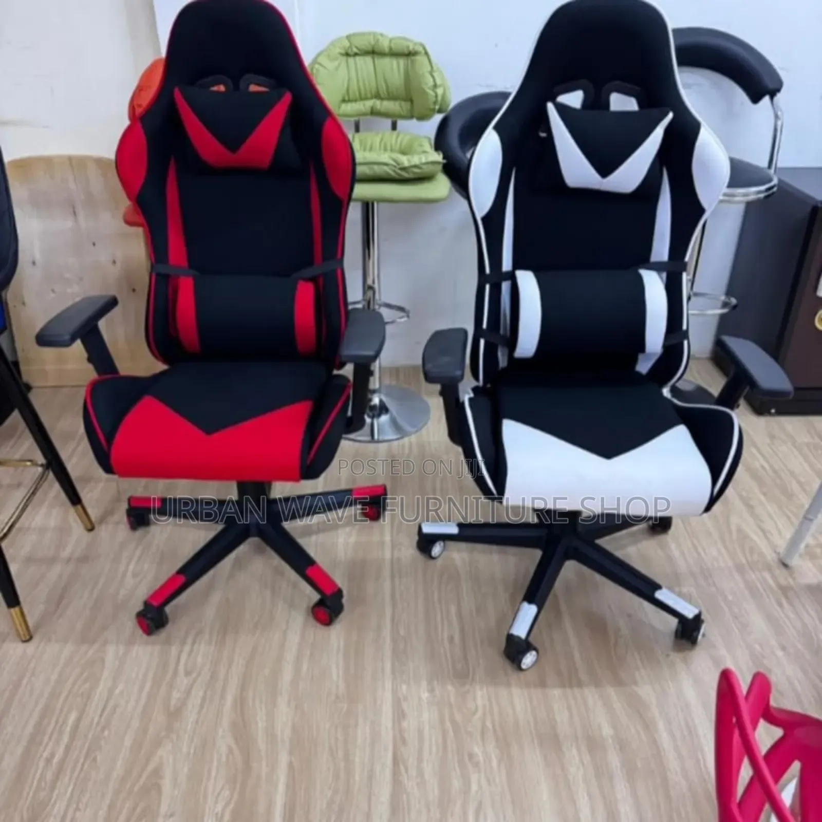 Red and White Gaming Experience Chair's