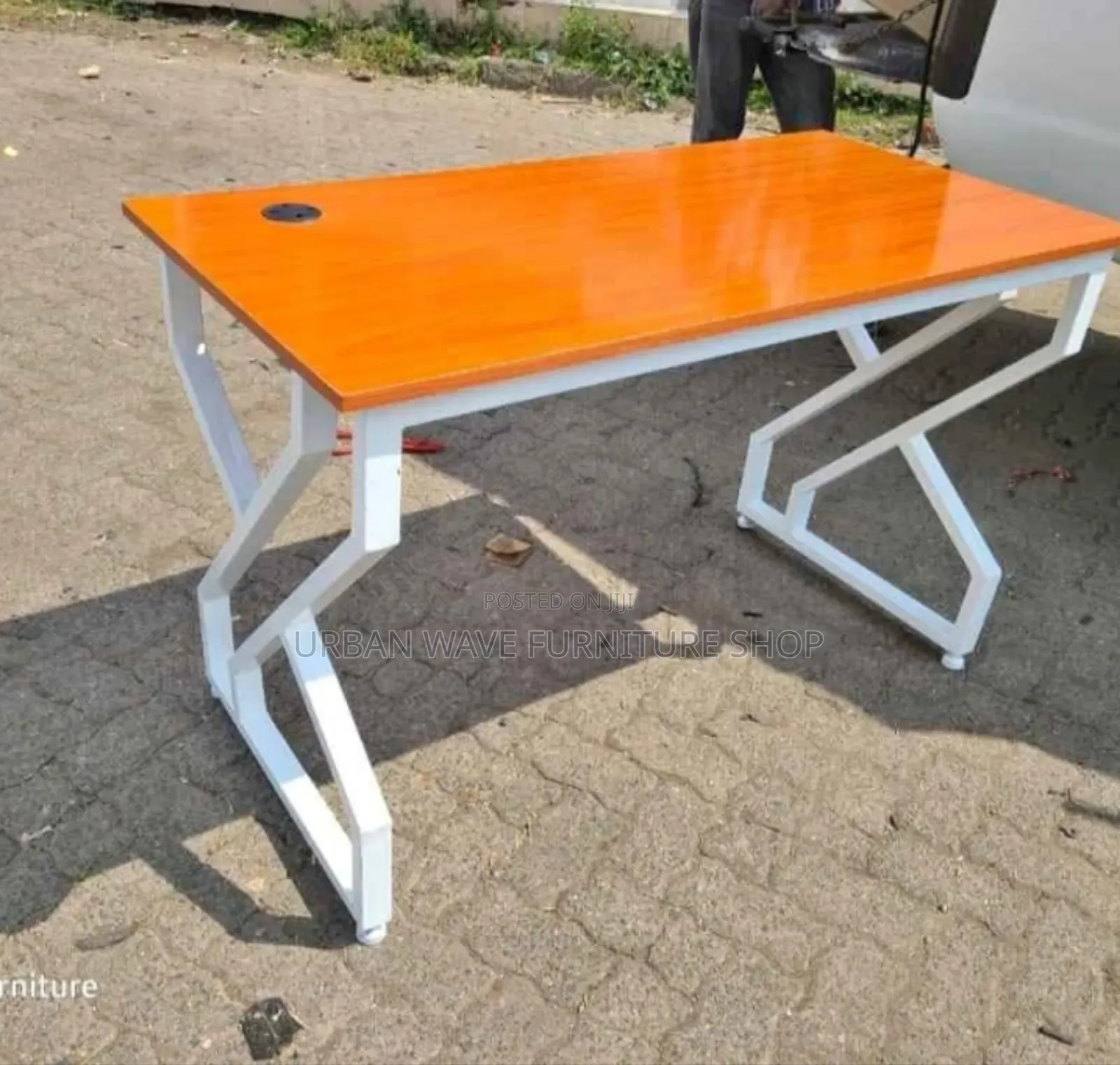 Metallic Double Stand Office Study Desk