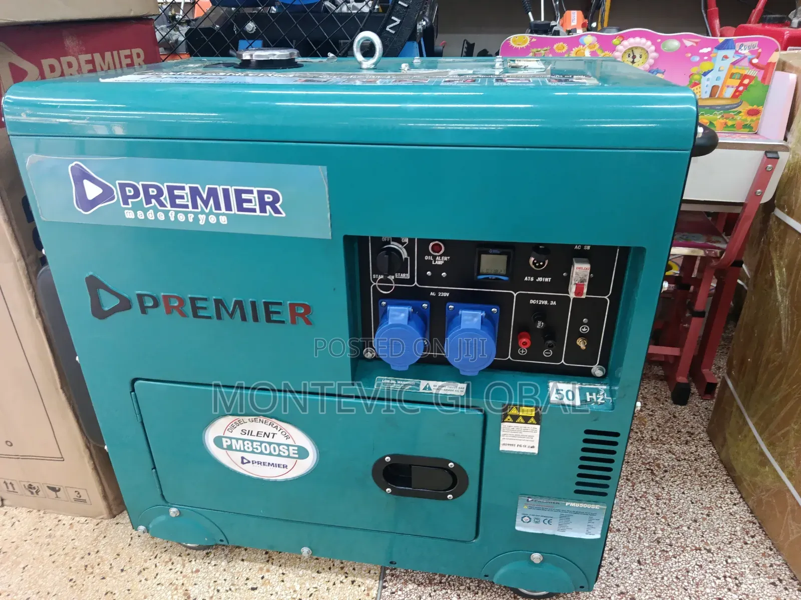Premier Pm8500se Silent Diesel Generator With Ats