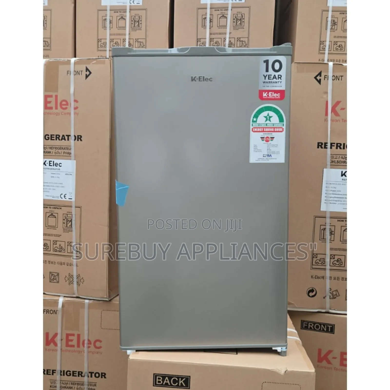 Klec 90l Single Door Refrigerator Compact Korean Technology Design