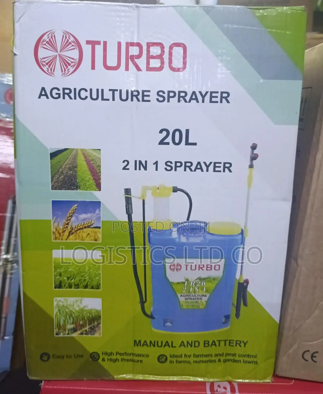 Turbo 2 in 1 Knapsack Sprayer + Recheargable and Manual