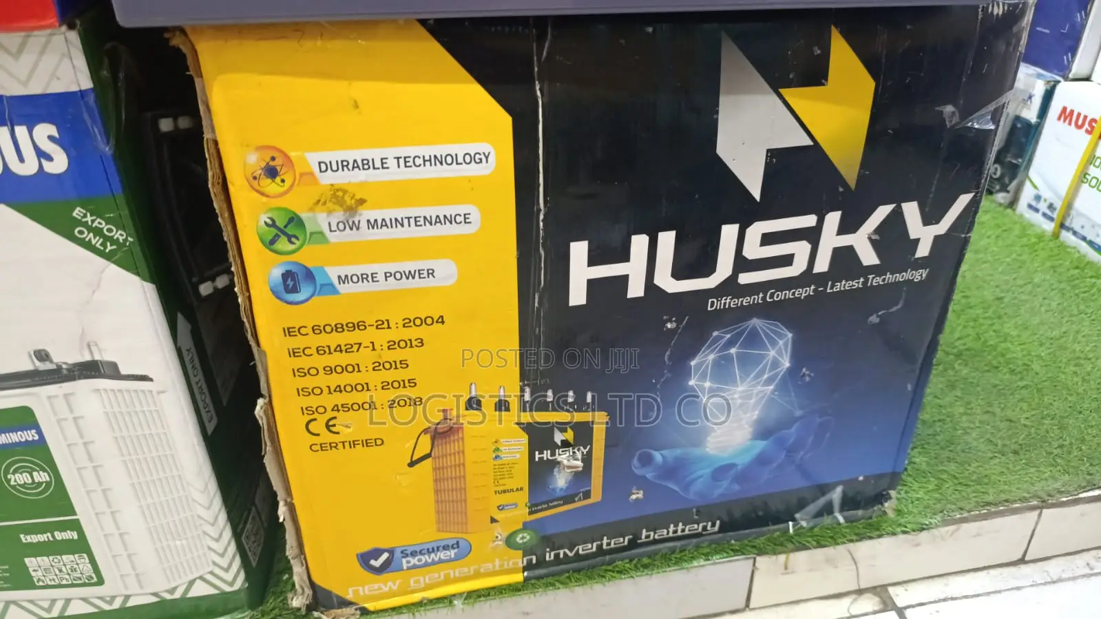 Husky Tall Tibular Solar Battery 250ah 12 V