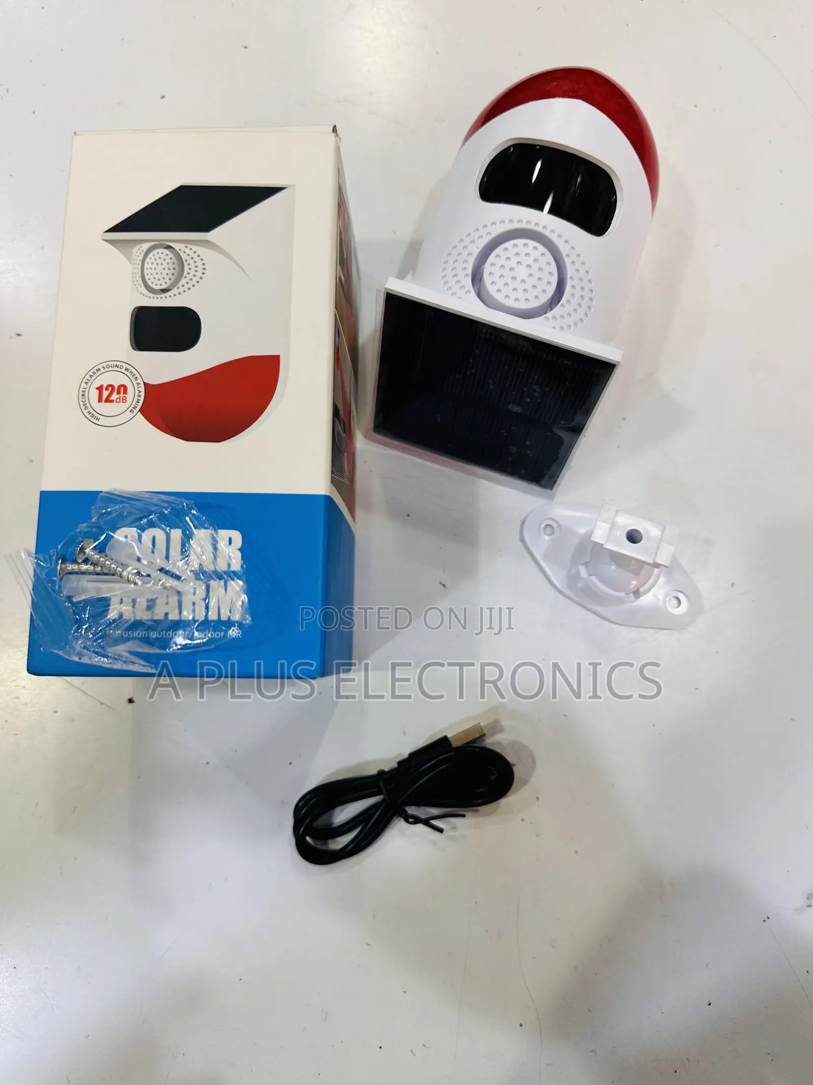 Solar Wall Alarm – Motion Detector With Loud Siren
